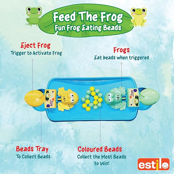 Funnoys Frog Eat Beans multi-player Game | Fast-Paced Action Game for Kids | Hungry Frogs Eat the Beans!