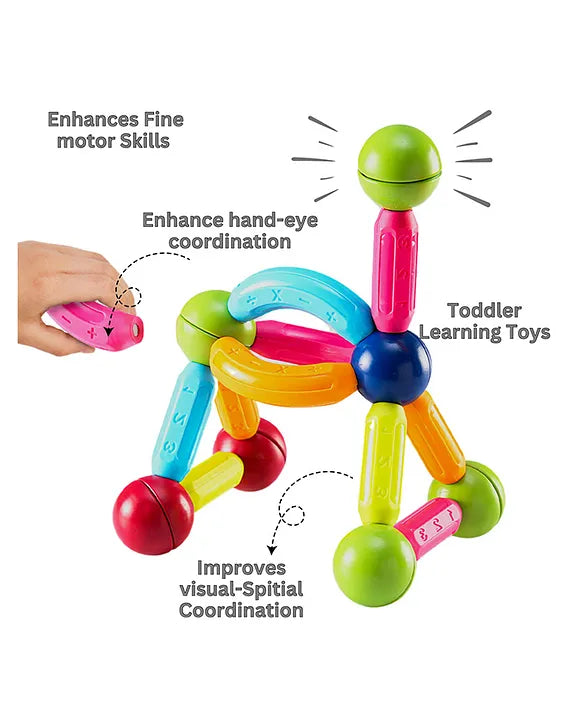 Funnoys Magnetic sticks Building Blocks | Learning, Activity Construction Kit