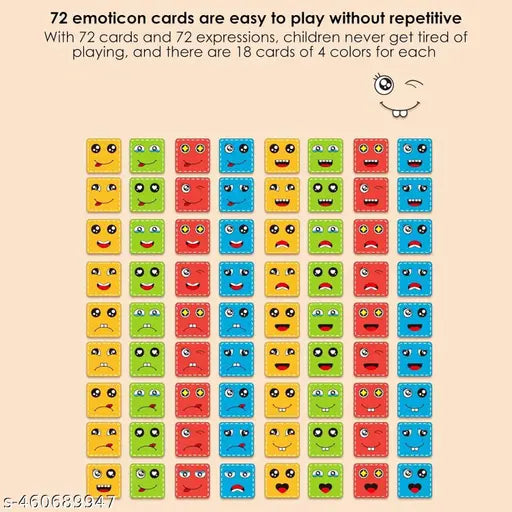 Funnoys Expression Puzzle Cubes | Fun Face Changing Game | Brain Teaser & Educational Toy