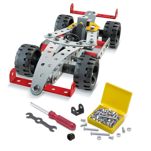 Funnoys Machanix Racing Car – STEM Construction Set for Young Engineers